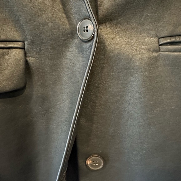 Dissh Faux Leather Blazer - US 4 - Picture 4 of 5